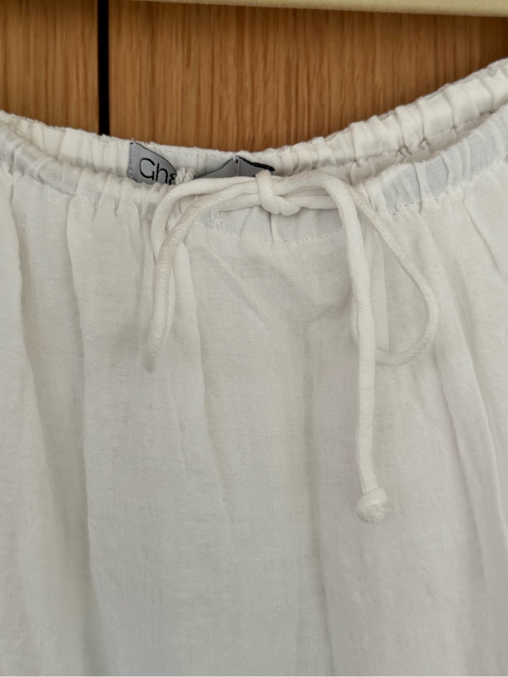 White Tiered Maxi Skirt - Lightweight Summer Style - Picture 3 of 4